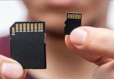 کارت microsd یا SD