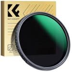 فیلتر ان دی متغیر 9 استاپی  K&F CONCEPT NANO-D Variable ND2-400 Filter 77mm