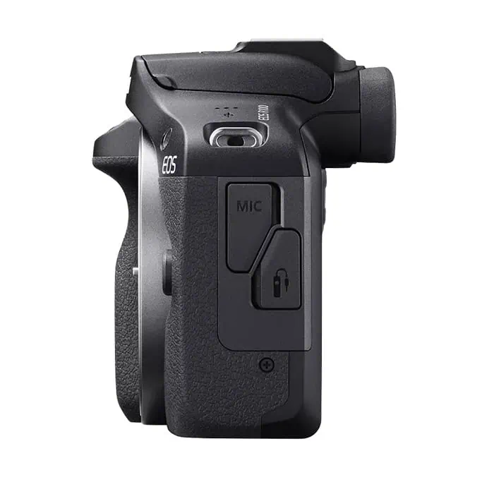 canon-eos-r100-body-left-angle تصویر دوربین بدنه Canon R100