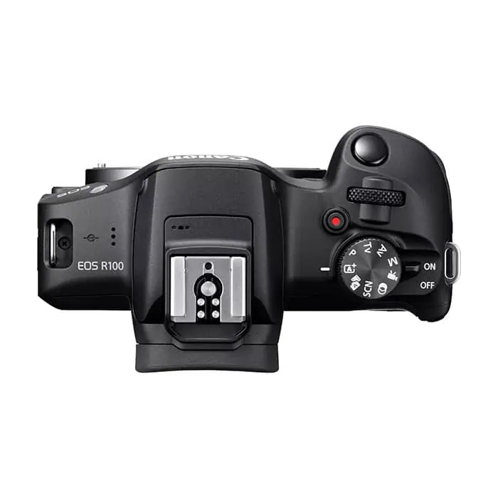 canon-eos-r100-body-top-vover تصویر دوربین بدنه Canon R100