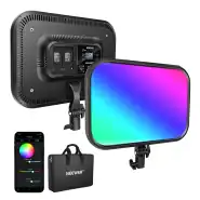 تصویر نور پنلی رنگی NEEWER RGB 168