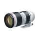 نمای کلی لنز Canon EF 70-200mm f/2.8L IS III USM؛ تله‌زوم سری L با بدنه سفید، حلقه سه‌پایه و رینگ کنترل زوم/فوکوس