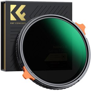 فیلتر K&F Concept NANO-X ND4-64 & CPL 77mm به‌همراه جعبه