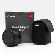 Canon Mount Adapter EF-EOS R box contents including adapter caps and documentation