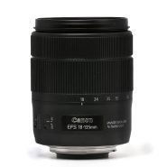 Upright view of Canon EF-S 18-135mm f/3.5-5.6 IS USM standard zoom lens