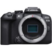 نمای روبروی دوربین بدون آینه Canon EOS R10 Mirrorless Camera Body