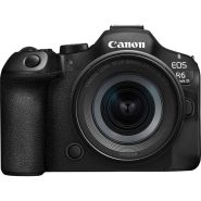 Front view of Canon EOS R6 Mark III with RF 24-105mm f4-7.1 IS STM lens